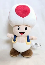 Super Mario Toad Red Plush 8" Little Buddy 2017