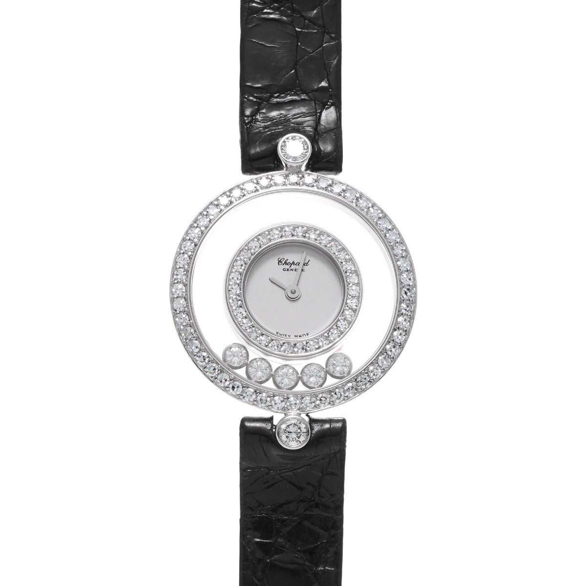 對聯25 203957-0001 Chopard Happy Diamonds Icons Womens Gold Quartz
