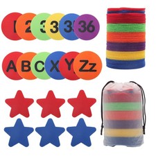 70Pcs Carpet Markers Floor Dots Multicolour Spot Marker for Classroom