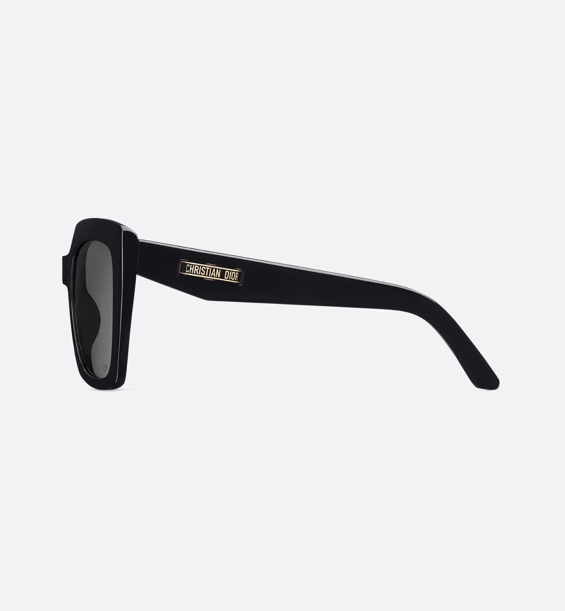 Dior C Dior S5F Sunglasses Black Square 55mm | Authentic | Made in