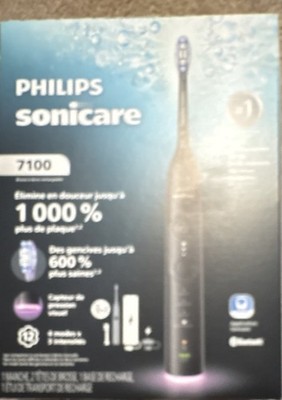Philips Sonicare 7100 Black Bluetooth/App Pressure Sensor Travel Case