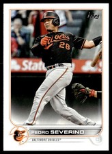 2022 Topps Pedro Severino Baltimore Orioles #72