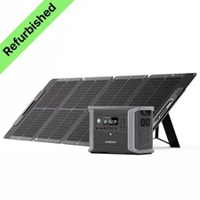 Dabbsson 1330Wh Generator Portable Solar Power Station+Foldable 210W Solar Panel