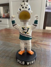 WILD WING Mighty Ducks of Anaheim Hockey NHL Retired Team Mascot Bobblehead