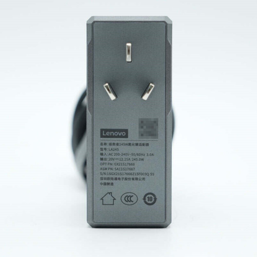 Original Lenovo Legion 245W GaN Power Adapter Charger Slim Port 