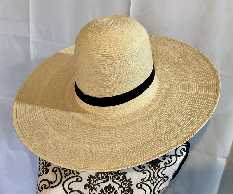 Unisex Vintage Sun Body Handcrafted Guatemalan Palm Leaves Straw Hat Texas