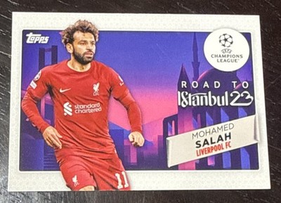 2022-23 Topps UEFA Club Competitions Road To Prague #RF13 Mohamed Salah
