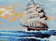 Needlepoint tapestry painted canvas D492 18"x24" GobelinL