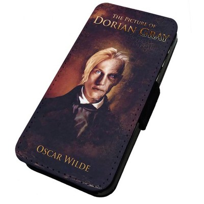 Bedruckte Flip Handyhülle iPhone, Samsung & Huawei Classic Books Dorian Gray