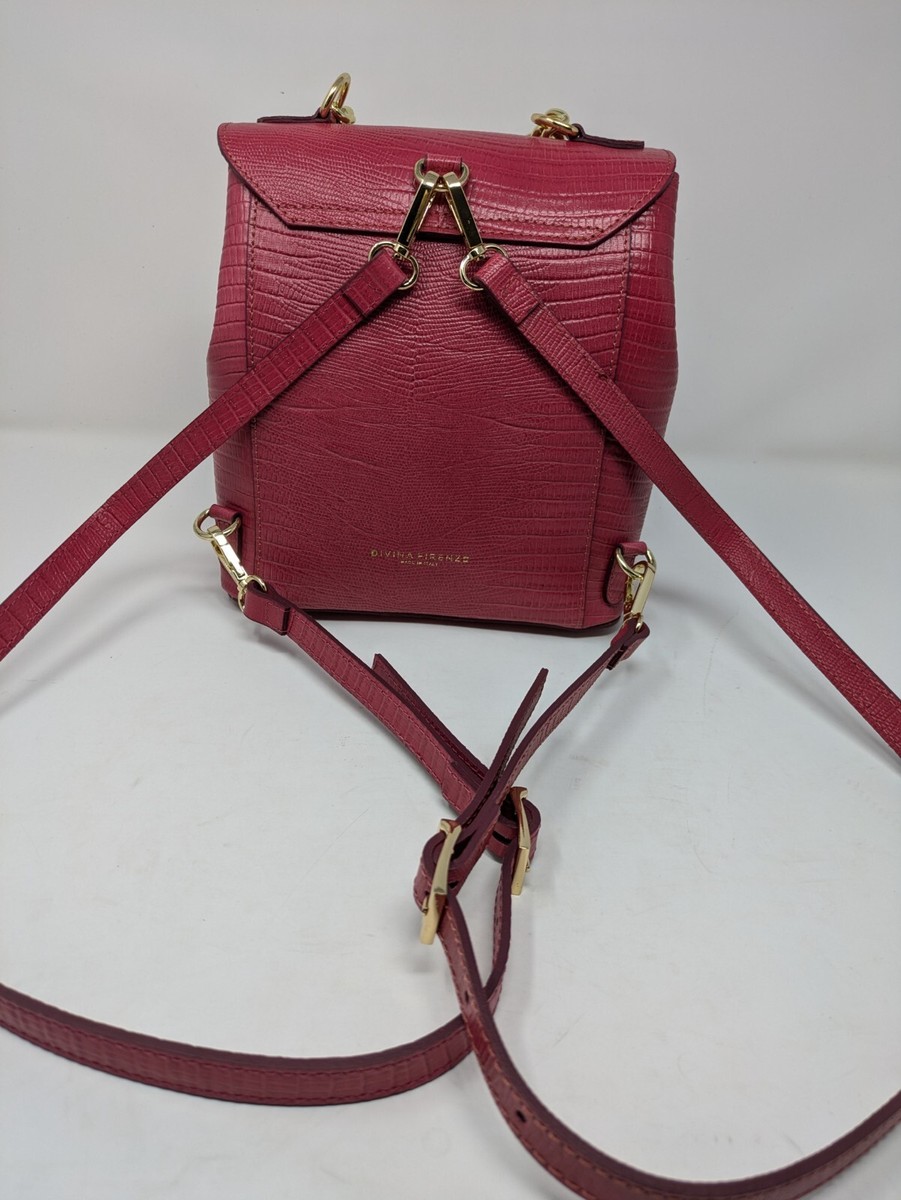Divina Firenze Trilli Ruby Italian Leather Convertible 