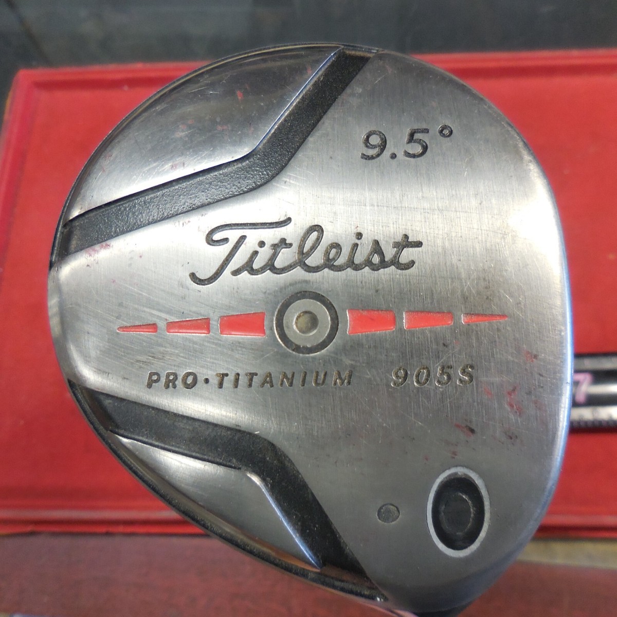 Titleist Pro Titanium 905S 9.5˚ Driver RH Pro Launch red By