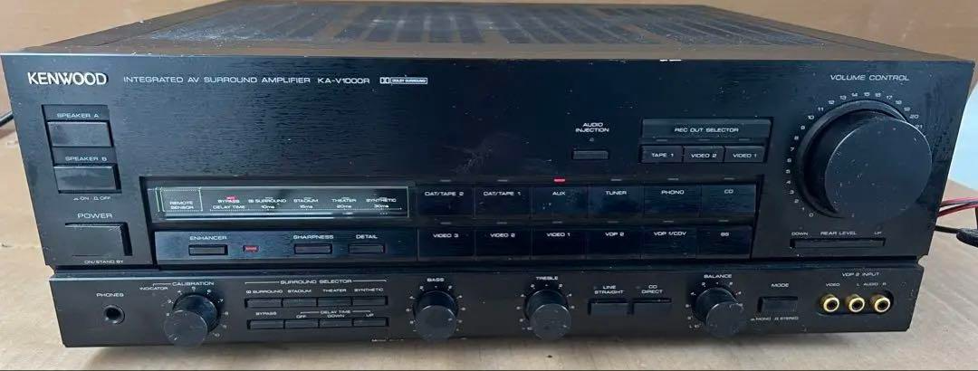 KENWOOD KA-V1000R AVサラウンドアンプ KENWOOD KA-V1000R Integrated AV Surround Amplifier 1988