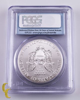 2012-(W) First Strike $1 Silver American Eagle 1 oz Graded by PCGS