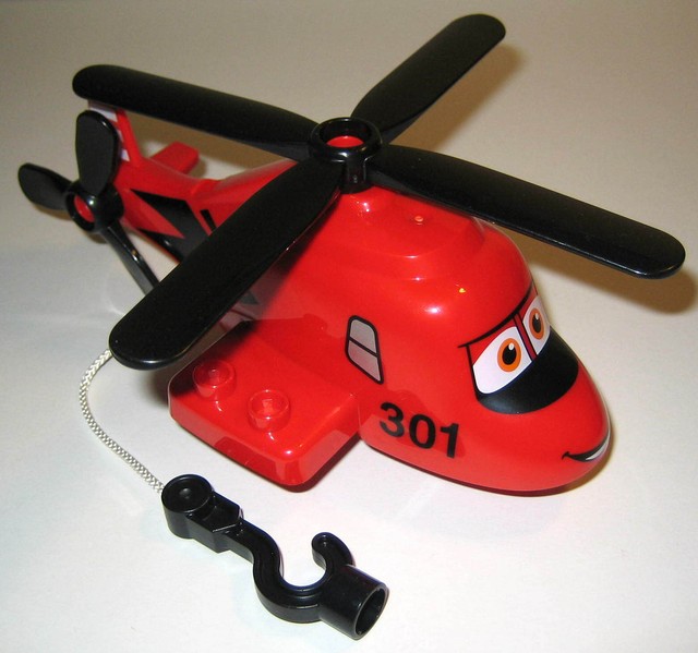 duplo police helicopter