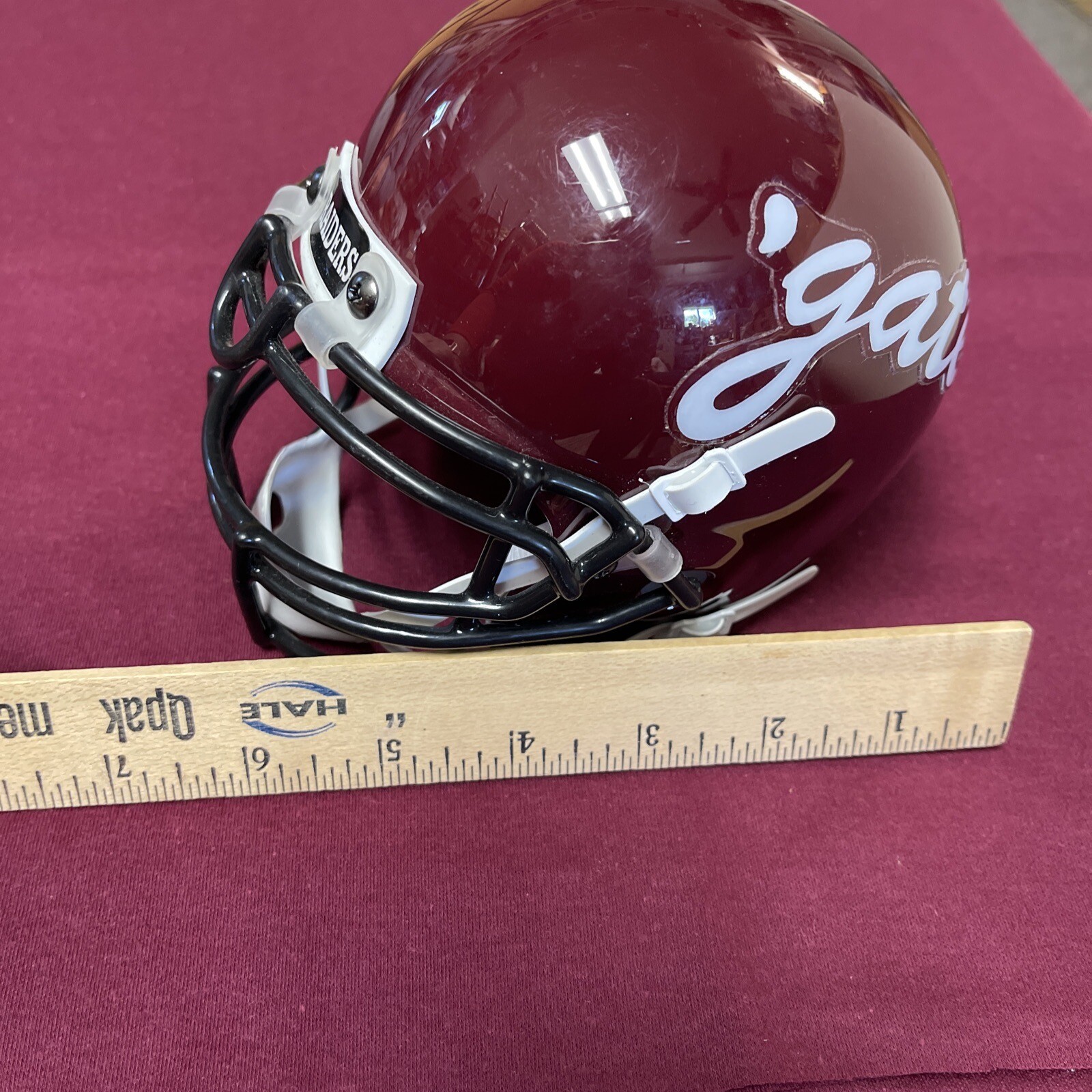 COLGATE UNIVERSITY RAIDERS FOOTBALL MINI HELMET