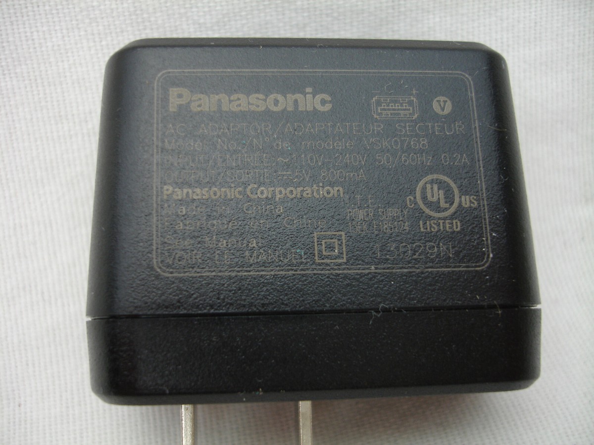 Panasonic VSK0768 AC Adaptor USB Charger for DMC-ZS50 ZS45 SZ10