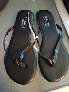 sonoma black sandals