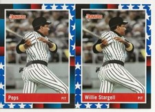 2022 Panini Donruss Independence Day Willie Stargell #233 Base & Pops (2) Card