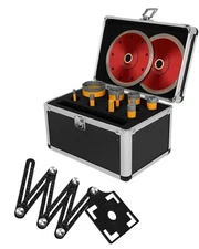 Diamond Drill Bits Kit 13pcs Hole Saw Set Vacuum Brazed 5/8-11 with 5'' Cutting