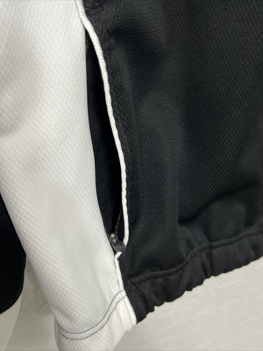Vintage Nike Mens Black & White Full Zip Jacket RN 56323 Vintage Nike Mens Black & White Full Zip Jacket RN 56323
