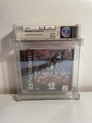Nightmare Creatures 2 (Sony Playstation 1 PS1, 2000) WATA GRADED 9.4 SEALED