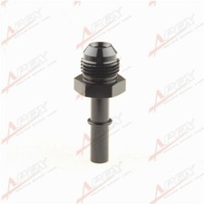 Quick Connect AN-8 8AN AN-8 AN8 To 3/8" Male Fuel Line Rail Adapter Black