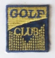 1 Golf Club Iron-On Applique ~1" x 1-1/4" Dill Buttons of America Patch #60009