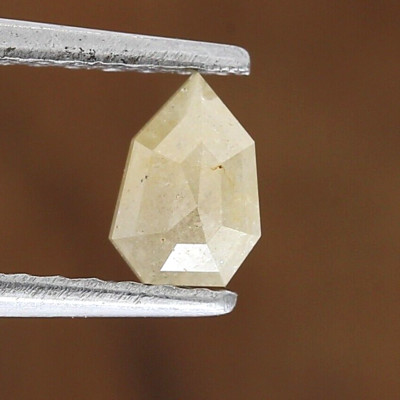 Natürlicher Diamant 0.74TCW Gelb Farbe Shield Brilliant Schliff Um Make Ohrringe