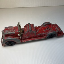 Vintage HUBLEY Kiddie Diecast Toy Fire Truck 473 - Made in U.S.A.