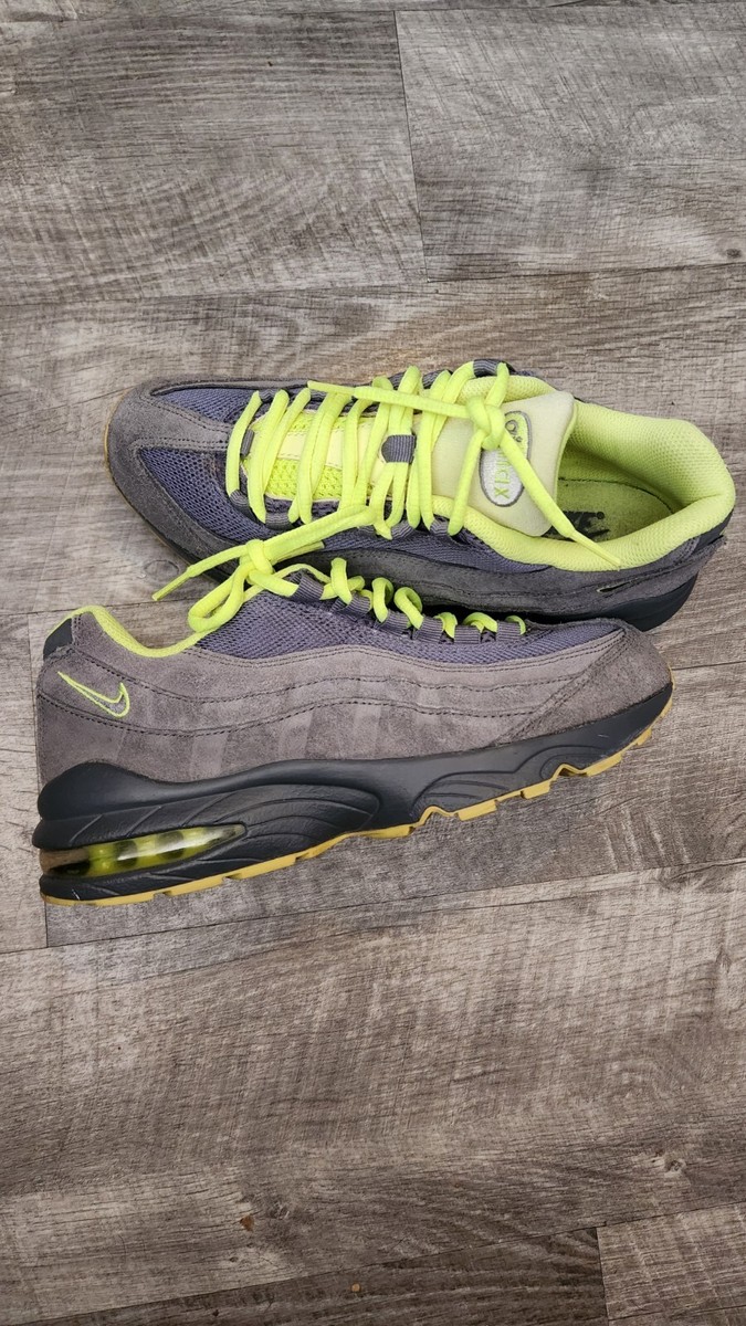 Nike SIZE 6.5 YOUTH Air Max 95 Neon Volt Gray Youth Athletic