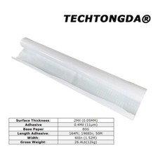 60" Glossy Vinyl Cold Lamination Film Cold Lamination Transparent PVC Film