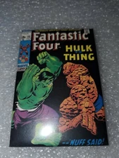Fantastic Four Hulk Thing Marvel Comics Refrigerator Magnet 2" X 3"
