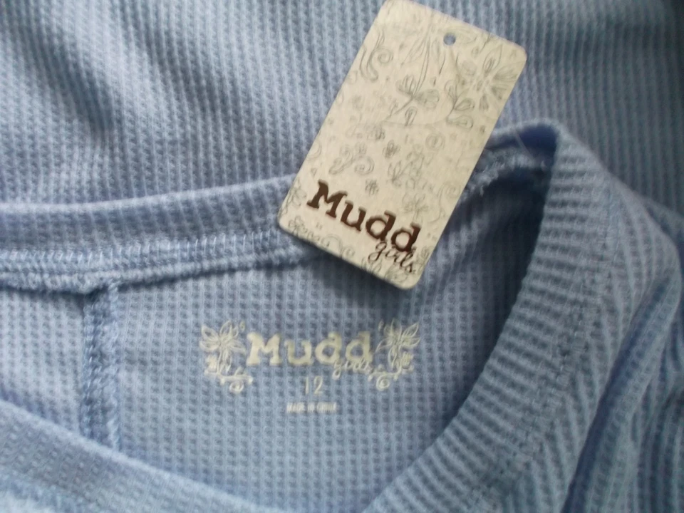 CAMISETA TÉRMICA MUDD NIÑA MANGA LARGA AZUL - ELEFANTE - TALLA 12 - NUEVA CON ETIQUETAS Foto 4 de 4