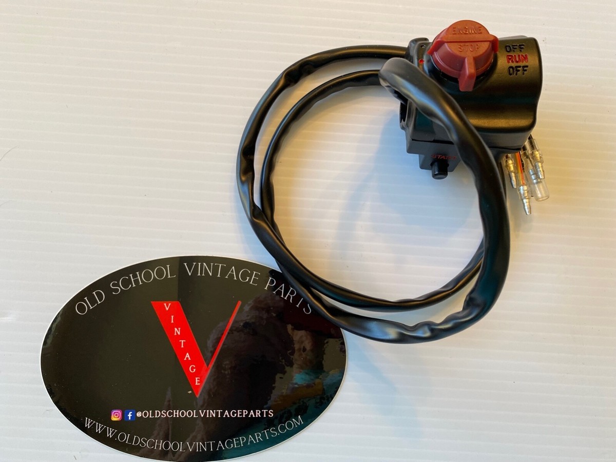 バイブON/OFF OSVP-097 RH. Start/Stop/Kill Switch Fits: 75 Honda CB 360T, 75-77
