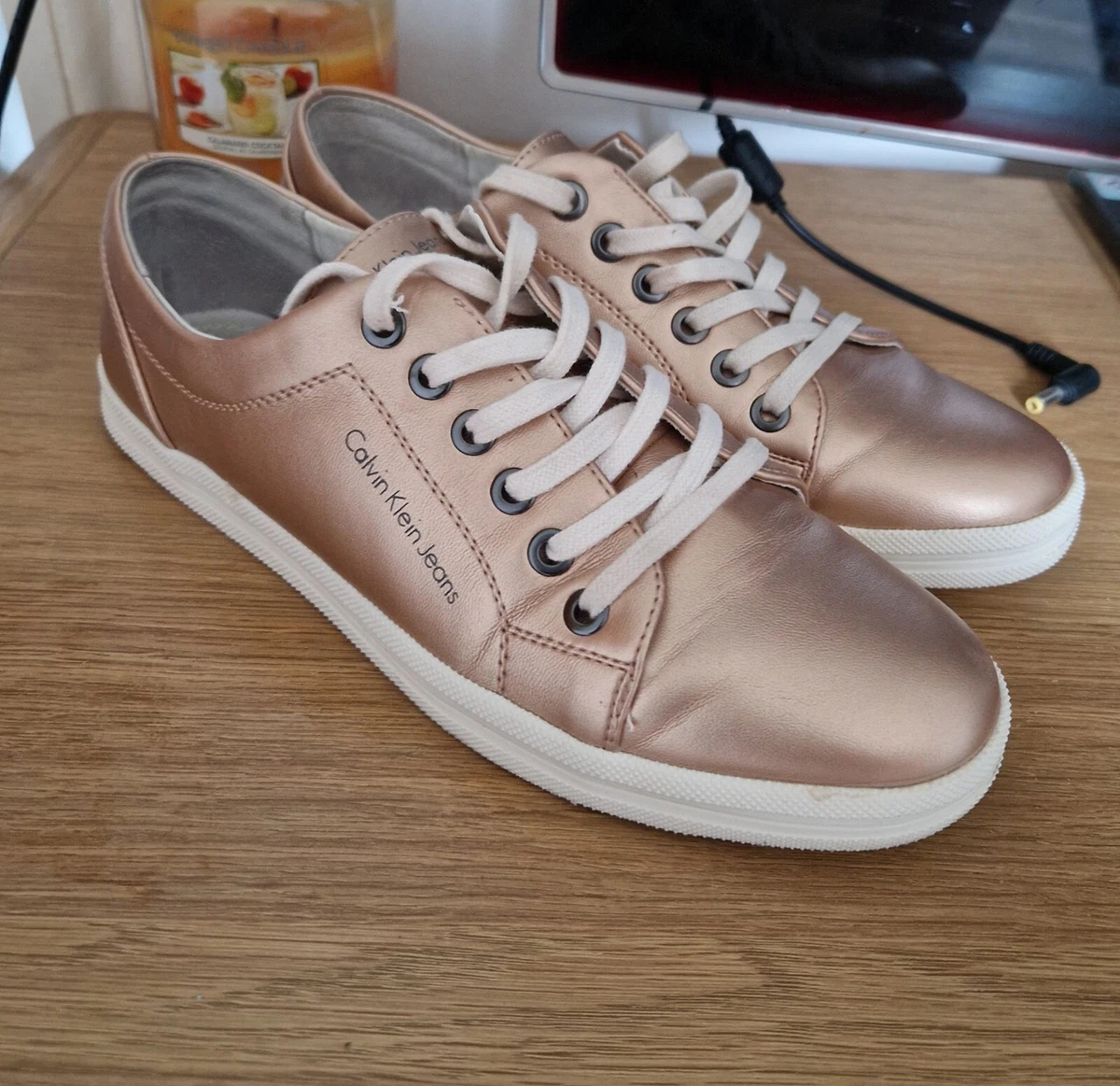 Rose gold cheap womens trainers