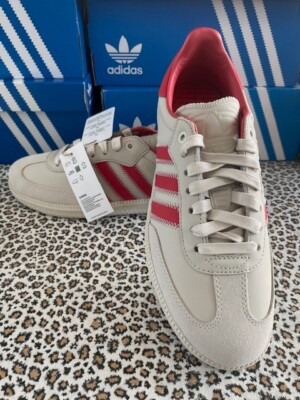 Adidas Men s Pharrell x Samba Human Race Originals Size 8 Tan/Red - Authentic