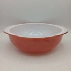 Vintage Pyrex Flamingo Pink Casserole Dish 2 QT Round Glass Handles 024 READ