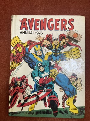 Avengers Annual 1976 UK Hardcover Good Condition 