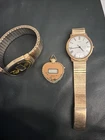 LOT of 4 Vintage Watches:  Timex And Quartz Heart & U OF COLORADO SEE PICS