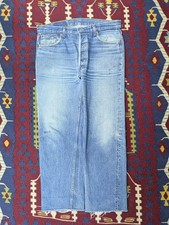 VTG Levi's 501 Jeans, 35x28, Faded Denim, Made In USA