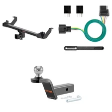 CURT Tow Package Trailer Hitch Wiring Harness 45155 Ball Mount Pin & Clip, 13405