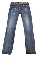 Vintage Apple Bottom Low Rise Ruched Back Skinny Jeans Women?s Sz 7/8 30x32