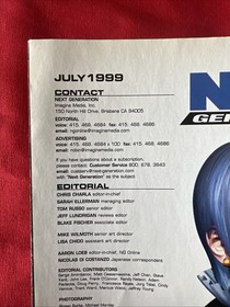 NEXT GENERATION Magazine July 1999 #55 Soul Calibur PS2 Dreamcast Imagine Gaming