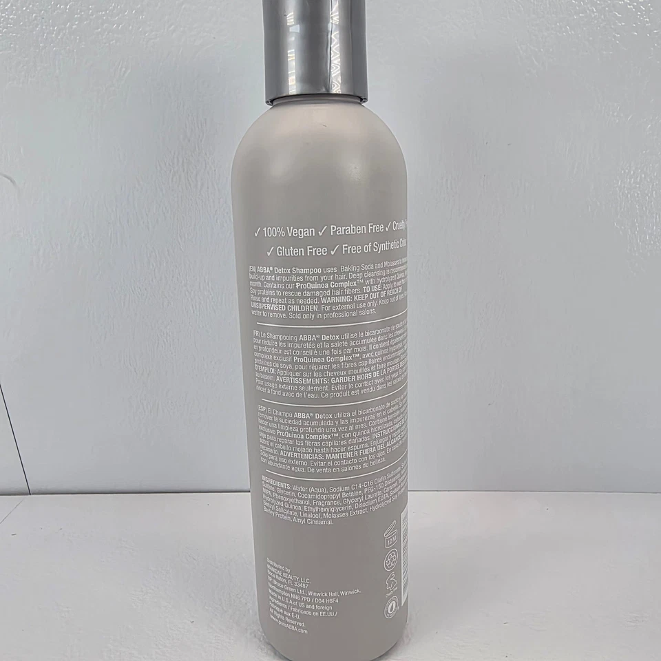 Abba Pure Performance Hair Care Detox Shampoo Baking Soda & Mint 8 Fl Oz - Image 2 of 3