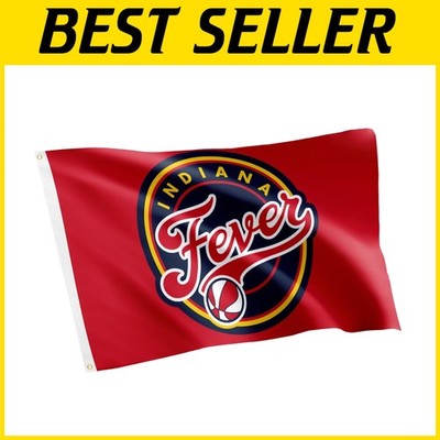 Official Indiana Fever WNBA Flag - 100% Polyester