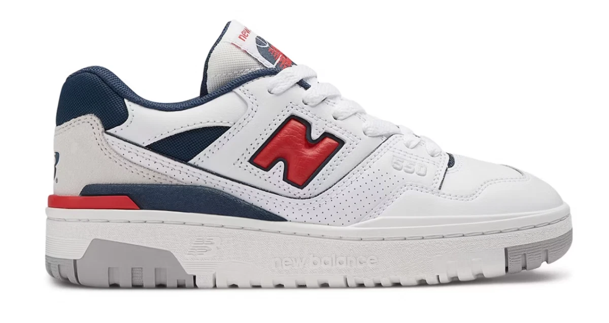 New Balance 550 White Navy True Red for Sale | Authenticity