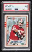 1989 Topps Joe Montana #12 PSA 9 MINT HOF 0nr3