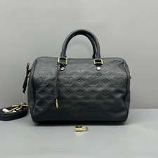 Louis Vuitton Black Monogram Empreinte Speedy...