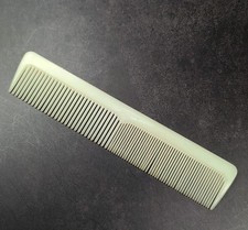 Vintage Stanley Comb Hair Cream Ivory 7.75" USA Made Hard To Find 