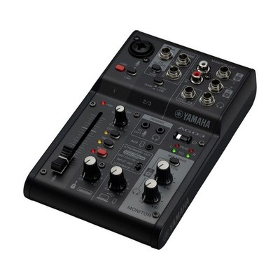 YAMAHA AG03 MK2 Black 3-Channel Mixing Console Computer Audio Interface 
